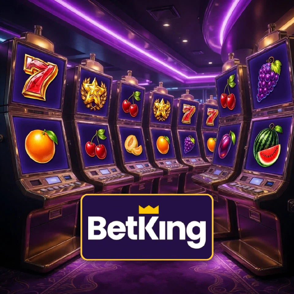 BetKing logo with a crown of fruit symbols