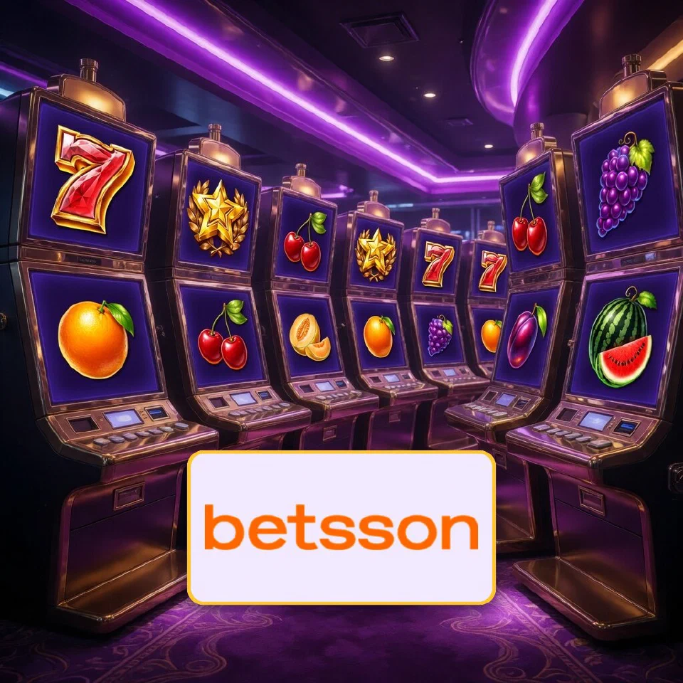 Betsson logo beside fruit symbols and a star