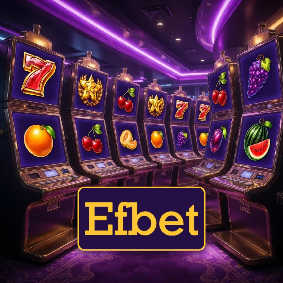 Efbet logo with a lucky seven and fruit