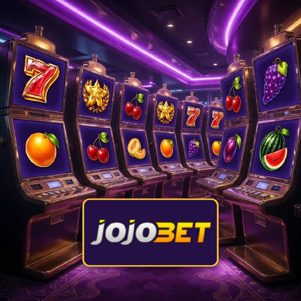 Jojobet logo with bright fruit icons