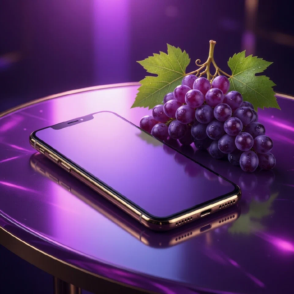 Hit Hot Fruit on Android: a phone showing cherries and a Lucky 7 on the reels